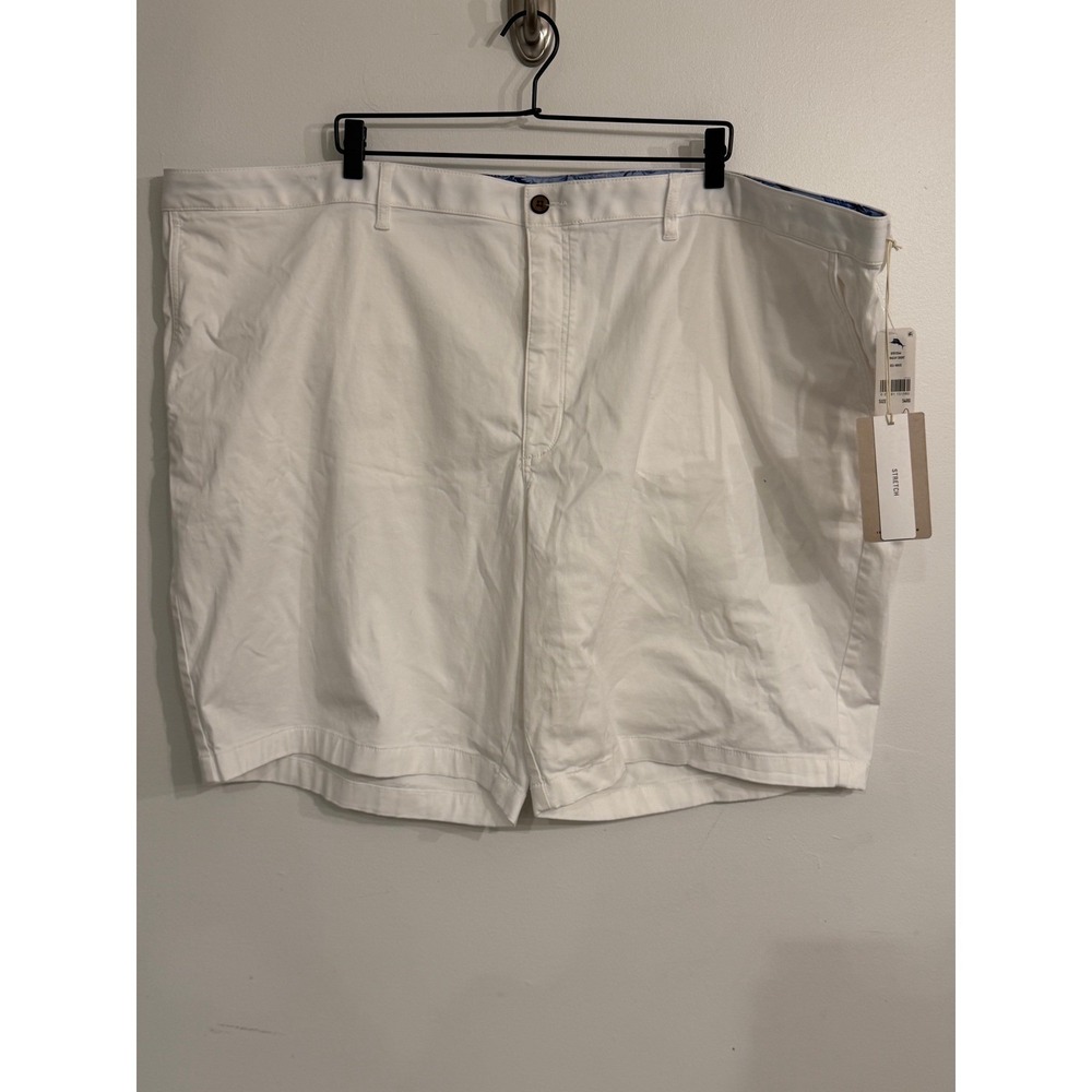 Tommy Bahama Boracay Shorts Mens 54 White Stretch Chino Relaxed Fit NWT